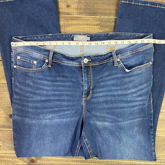 Torrid Luxe Slim Boot Hi Rise Jeans Sz 24 Tall - Picture 10 of 10